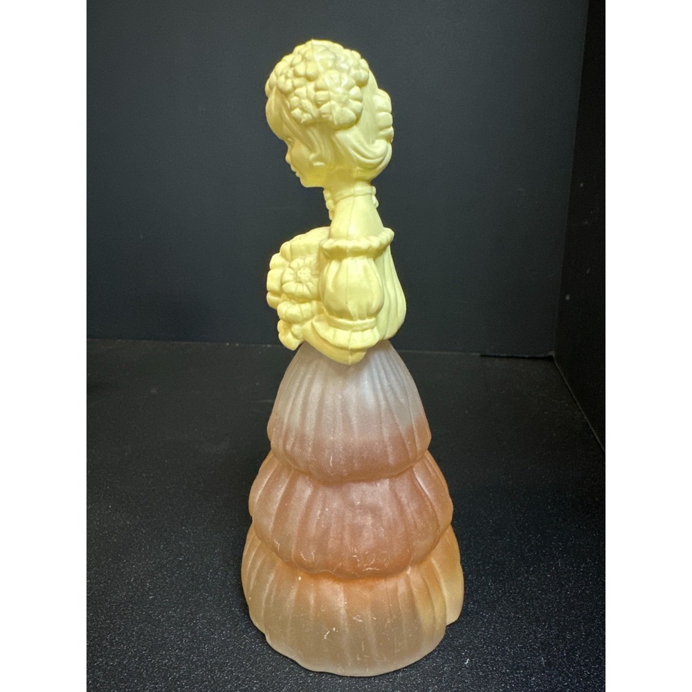 Vintage Avon Sweet Honesty Cologne Bottle Figurine Yellow Girl 6" Full/Unused - Picture 2 of 7